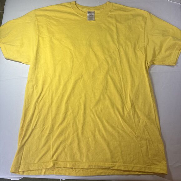 Yellow Vintage Tee T Shirt XL, Heavyweight Blend Tag - Picture 1 of 8
